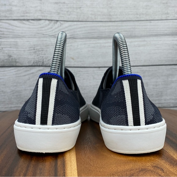 Rothy’s The Original Slip On Sneaker Black Grey Camo Women’s Shoe Size 6.5 - Picture 6 of 12